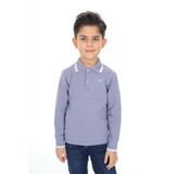 Toontoy Erkek Çocuk Nakışlı Tişört Koyu Gri 4 YAŞ