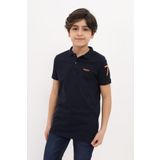 Toontoy Erkek Çocuk Nakışlı Tişört Lacivert 10-11 YAŞ