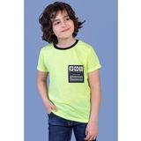 Toontoy Erkek Çocuk Neon Renkli Baskılı Tişört