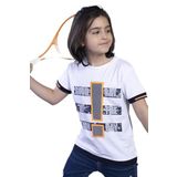Toontoy Erkek Çocuk Neon Uyumlu Baskılı Garni Detaylı Tişört Beyaz 10 YAŞ