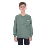 Toontoy Erkek Çocuk New Project Baskılı Sweatshirt Yeşil 10-11 YAŞ