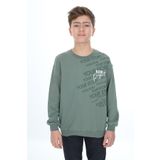 Toontoy Erkek Çocuk New Project Baskılı Sweatshirt Yeşil 12-13 YAŞ