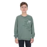 Toontoy Erkek Çocuk New Project Baskılı Sweatshirt Yeşil 13-14 YAŞ