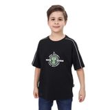Toontoy Erkek Çocuk New Project Baskılı Tişört Siyah 6-7 YAŞ