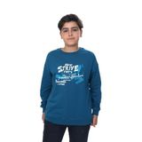 TOONTOY Erkek Çocuk New Strıve Baskılı Sweatshirt Petrol Mavi, 6-7 Yaş, 24765, Petrol Mavi, erkek-çocuk