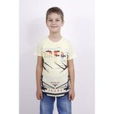 TOONTOY Erkek Çocuk Off Gofre Baskılı Tişört 8 Yaş, 10381-1