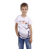 Toontoy Erkek Çocuk Off Gofre Baskılı Tişört Beyaz 8 YAŞ