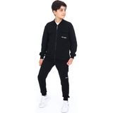 Toontoy Erkek Çocuk Okul Baskılı Eşofman Takım Siyah 8-9 YAŞ