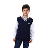 Toontoy Erkek Çocuk Okul Nakışlı Süveter Lacivert 6-7 YAŞ