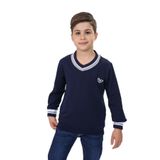 Toontoy Erkek Çocuk Okul Nakışlı Sweatshirt Lacivert 10-11 YAŞ