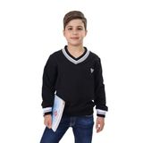 Toontoy Erkek Çocuk Okul Nakışlı Sweatshirt Siyah 10-11 YAŞ