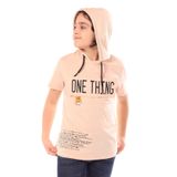 Toontoy Erkek Çocuk One Thıng Baskılı Tişört Bej 6 YAŞ