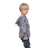 TOONTOY Erkek Çocuk Oyun Baskılı Sweatshirt, 3 Yaş, 24789, Koyu Gri, erkek-çocuk