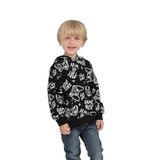 TOONTOY Erkek Çocuk Oyun Baskılı Sweatshirt, 5 Yaş, 24789, Siyah, erkek-çocuk
