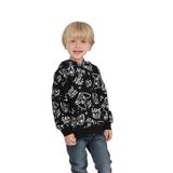 Toontoy Erkek Çocuk Oyun Baskılı Sweatshirt Siyah