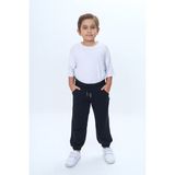 Toontoy Erkek Çocuk Paça Lastikli Eşofman Alt - 2 Yaş - Siyah