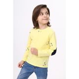 Toontoy Erkek Çocuk Palmiye Baskılı Düz Tişört