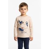Toontoy Erkek Çocuk Penguen Baskılı Sweatshırt