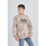TOONTOY Erkek Çocuk Play Baskılı Sweatshirt, 24866