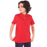 Toontoy Erkek Çocuk Polo Yaka Tişört Kırmızı 8 YAŞ