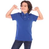 Toontoy Erkek Çocuk Polo Yaka Tişört Saks 7 YAŞ