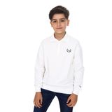Toontoy Erkek Çocuk Polo Yaka Tnty Baskılı Sweatshirt Ekru 13-14 YAŞ