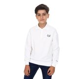 Toontoy Erkek Çocuk Polo Yaka Tnty Baskılı Sweatshirt Ekru 6-7 YAŞ