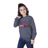 Toontoy Erkek Çocuk Premium Baskılı Sweatshirt Antrasit Melanj 5 YAŞ