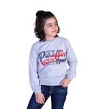 TOONTOY Erkek Çocuk Premium Baskılı Sweatshirt Gri Melanj, 6 Yaş, 13408-, Gri Melanj, erkek-çocuk