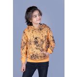 Toontoy Erkek Çocuk Püskürtme Baskılı Sweatshirt - 8 Yaş - Turuncu