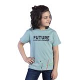 Toontoy Erkek Çocuk Püskürtme Baskılı Tişört Yeşil 14 YAŞ