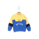 Toontoy Erkek Çocuk Ration Baskılı Sweatshirt Saks 1 YAŞ