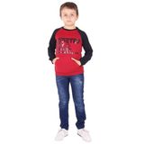 TOONTOY Erkek Çocuk Reglan Kol Detaylı Cepli Sweatshirt, 14 Yaş, 13571-, Bordo, erkek-çocuk