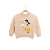 Toontoy Erkek Çocuk Relax Fit Bisiklet Yaka Hafif Düşük Omuz Nakışlı Sweatshirt
