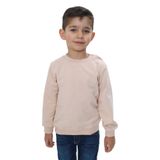 TOONTOY Erkek Çocuk Relax Fit Bisiklet Yaka Omuzu Çıtçıtlı Sweatshirt, 2 YAŞ, 24964, Bej, erkek-çocuk