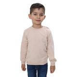 TOONTOY Erkek Çocuk Relax Fit Bisiklet Yaka Omuzu Çıtçıtlı Sweatshirt, 3 Yaş, 24964, Bej, erkek-çocuk