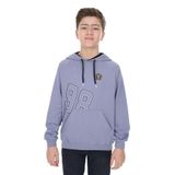 TOONTOY Erkek Çocuk Relax Fit Kapüşonlu Cepli Baskılı Sweatshirt, 12-13 Yaş, 24454, Koyu Gri, erkek-çocuk
