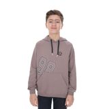 Toontoy Erkek Çocuk Relax Fit Kapüşonlu Cepli Hafif Düşük Omuz Baskılı Sweatshirt