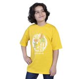 Toontoy Erkek Çocuk Renkli Baskılı Tişört Sarı 8 YAŞ