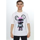 Toontoy Erkek Çocuk Robot Baskılı Tişört