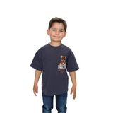 Toontoy Erkek Çocuk Rules Şapkalı Ayı Baskılı Tişört Füme 2 YAŞ