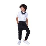 TOONTOY Erkek Çocuk Şalvar Tipi Eşofman Altı 12-13 Yaş, 12-13 Yaş, 12568-, Siyah, Erkek Çocuk