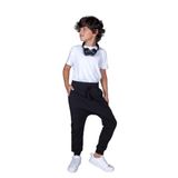 TOONTOY Erkek Çocuk Şalvar Tipi Eşofman Altı 6-7 Yaş, 6-7 Yaş, 12568-, Siyah, Erkek Çocuk