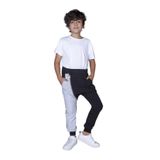 Toontoy Erkek Çocuk Şalvar Tipi Fermuar Detaylı Eşofman Alt - Gri Melanj - 8 - 9 Yaş