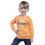 Toontoy Erkek Çocuk Sayı Baskılı Sweatshirt Turuncu 4 YAŞ