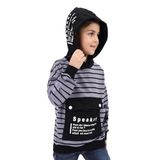 Toontoy Erkek Çocuk Speaker Baskılı Sweatshirt Gri 5 YAŞ