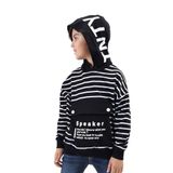 Toontoy Erkek Çocuk Speaker Baskılı Sweatshirt Siyah 4 YAŞ