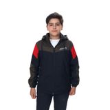 TOONTOY Erkek Çocuk Sport Baskılı Yağmurluk, 6-7 Yaş, 14107-, Siyah, Erkek Çocuklar
