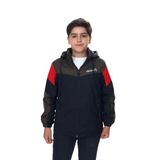 TOONTOY Erkek Çocuk Sport Baskılı Yağmurluk, 8-9 Yaş, 14107-, Siyah, Erkek Çocuklar