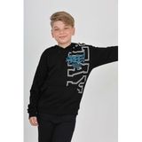 TOONTOY Erkek Çocuk Stay Baskılı Sweatshirt, 8 Yaş, 24764, Siyah, erkek-çocuk